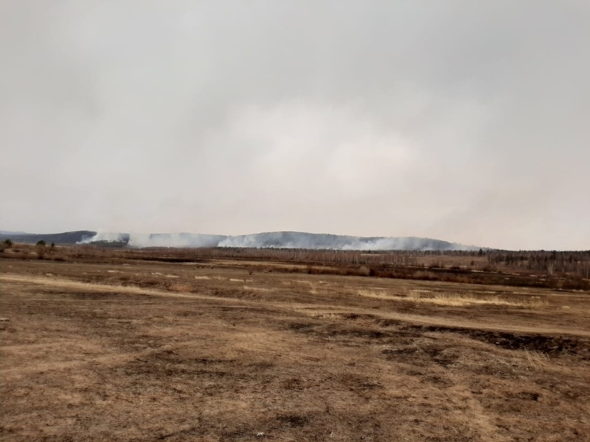На территории Забайкалья 19 апреля было зафиксировано 30 возгораний сухой травы